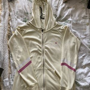 Spiritual Gangster Pale Yellow Zip-up Hoodie